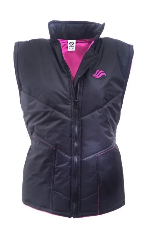 Jaqueta Alba Feminina Canadá Preto/Rosa - Spinelli Motos Boutique